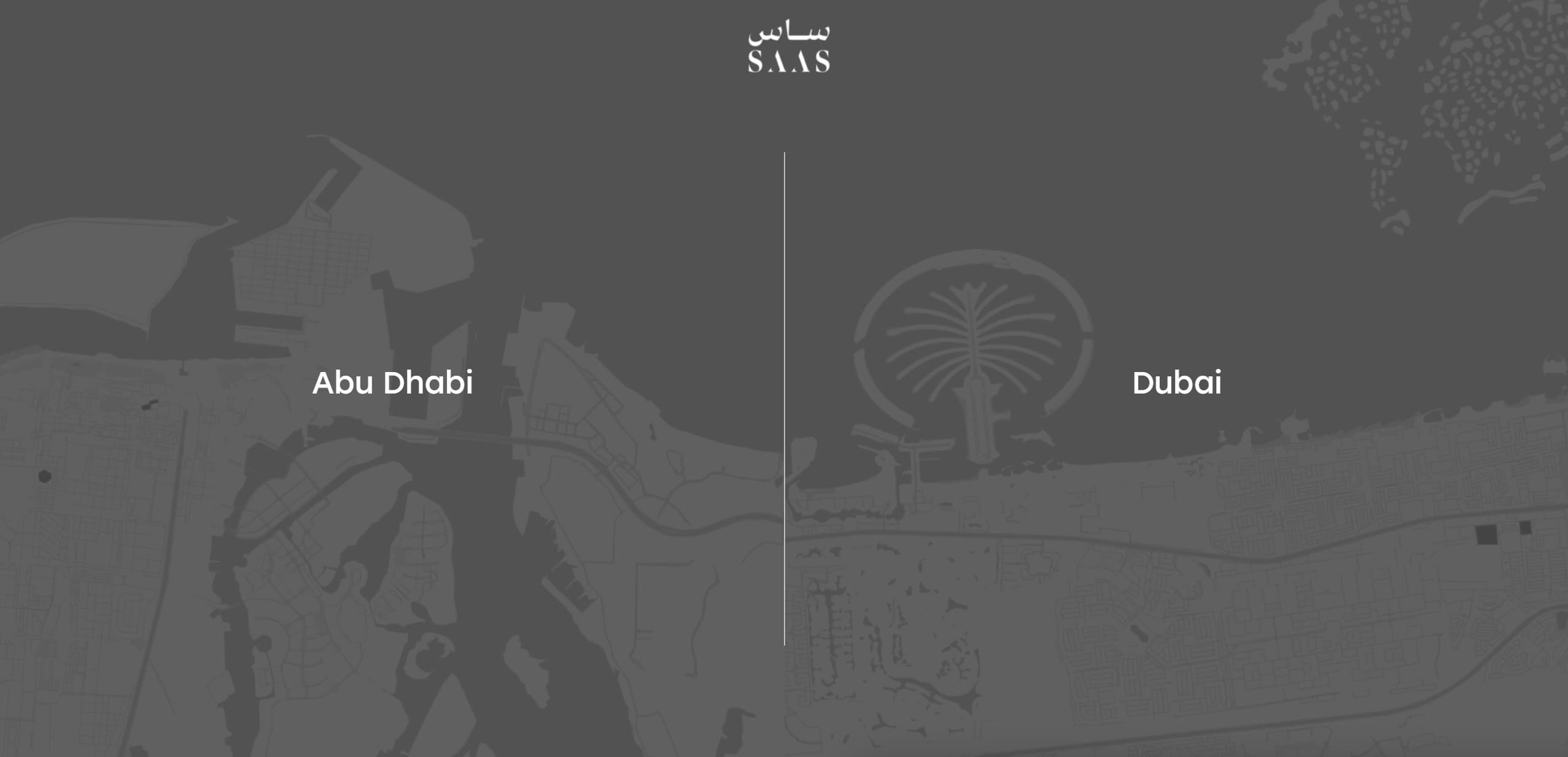 Saas Interactive Map — React, JavaScript, SCSS